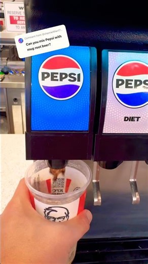 Pepsi & Mug Root Beer at Soda Fountain Machine #pepsi #rootbeer #sodafountain #sodafountainmachine