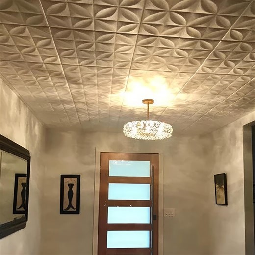 Glue up Styrofoam Ceiling Tiles R3W, Paintable Panels, Lightweight Ceiling Decor, DIY Easy Install, Polystyrene Tiles - Etsy