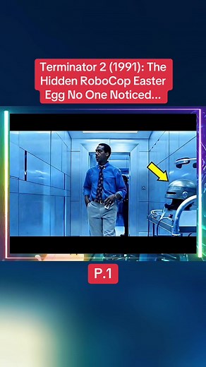 Part.1 Terminator 2 (1991): The Hidden RoboCop Easter Egg No One Noticed... #terminator #usa🇺🇸 #viral