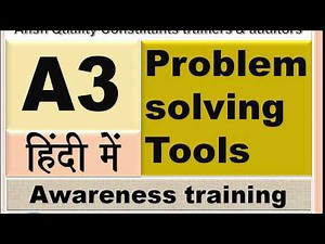A3 Problem Solving Tools