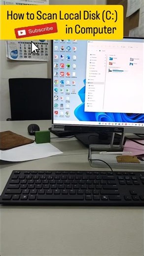 How to scan computer Local Disk #doliatech #computer
