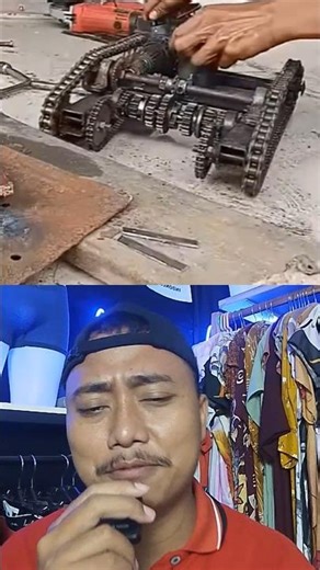 Make a toy tank from chains