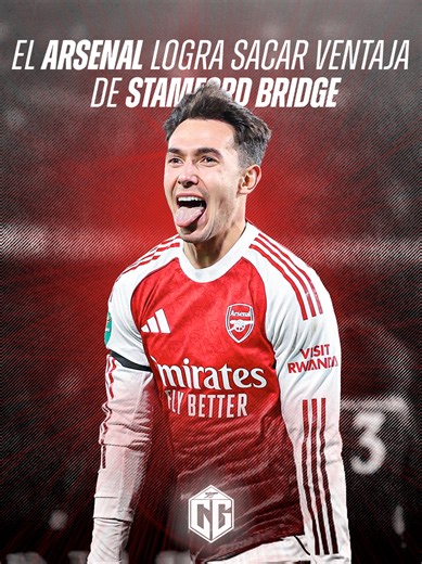 ¡Gran victoria para sacar ventaja! 🔜🏆 #Arsenal #afc #arsenalfc #CHEARS #Chelsea #Codigogunner #carabaocup #semifinales #londonisred