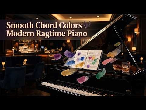 4K Smooth Chord Colors 🎶 in Modern Ragtime Piano Style