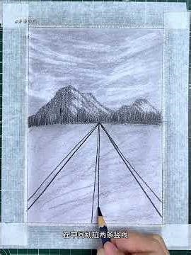 别怀疑！从手残到惊艳，你只差这 60秒#零基础学画画 #治愈系风景画 #跟我一起学画画 #手绘 #绘画教程