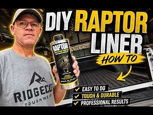 Spraying Raptor Liner on My Truck Bed-Watch This To Learn The Correct Way To Do It!