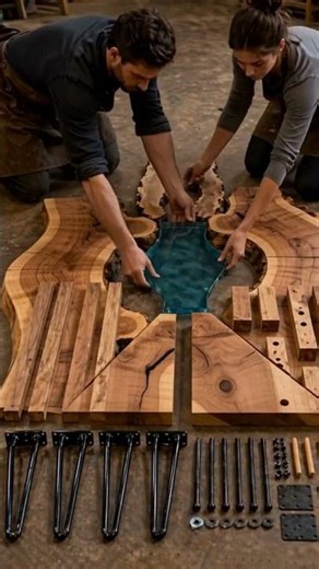 Luxury Epoxy River Table Build