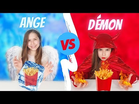 Angel VS Demon - HOT VS COLD CHALLENGE / Hot VS Cold challenge // KIARA PARIS 🌸