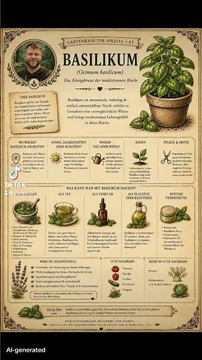 🌿 BASILIKUM – DAS KÖNIGSKRAUT DER MEDITERRANEN KÜCHE 🌿