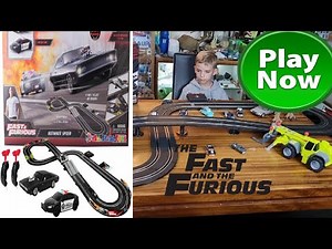 Fast and Furious Stunt Raceway scalextric slot cars