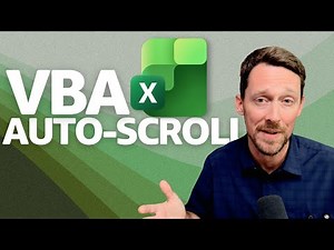 Excel Auto Scroll with Active Cell (easy VBA)