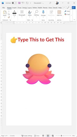 Word Trick Nobody Knows About 🐙 #msword #shorts #wordhacks