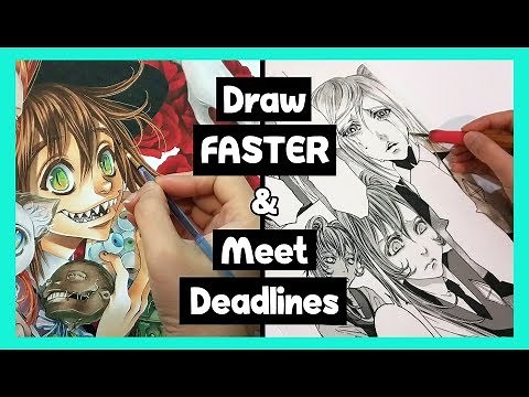 ❤How to Draw FASTER & Meet Deadlines ❤How to make Manga & Comics ❤Time managment