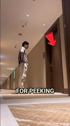This peephole can be used to break into hotel rooms #shorts