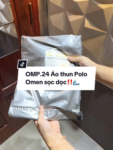 Áo thun Polo OMP.24 Omen sọc dọc - polo nam thời trang