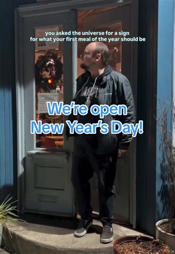 Looking for a sign to visit us tomorrow? Found one! OPEN TOMORROW NEW YEAR’S DAY: ⏰ 11am–3pm 📍 Comfort & Floyd (only a couple blocks from the parade!) Send to your friends who love loaded jacket potatoes. 🥔