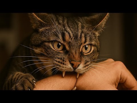 IF A CAT BITES, IT'S A SIGN THAT...