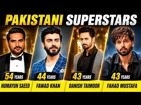 Top 100 Pakistani Actors and Their Ages 2026