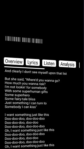Lirik Lagu Something Just Like This oleh Coldplay
