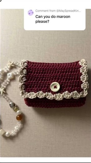 Aesthetic MAROON Crochet Ideas! 🍒✨ (Viewer Request)