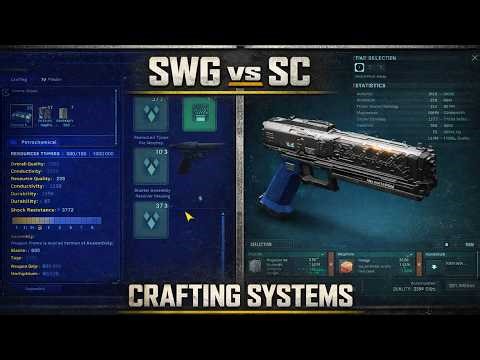 The Crafting Difference: SWG vs Star Citizen
