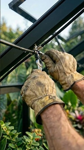 Building the Perfect Greenhouse Setup in One Video #construction #diy #gardening