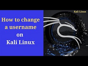 Change Your USERNAME in Kali Linux Made EASY!