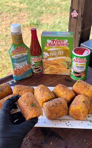 Cajun Fried Corn on the Cob🔥 Truly one of the best side dishes ever!! #foodie #tasty #cajun | SouthernVibin