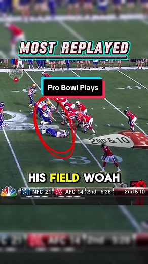 ⏮️Most Replayed🏟️Pro Bowl Plays #nfl #football #probowl #probowlgames #highlights