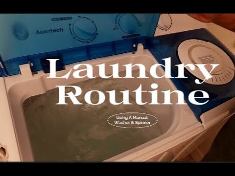 How to use a Portable Washing Machine - Auertech Portable Washing Machine