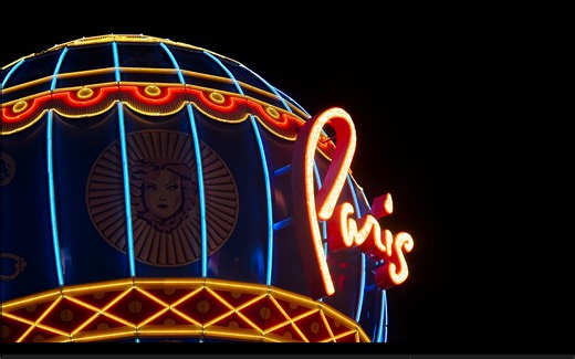 4K60帧 HDR屏幕亮度测试 索尼演示片 拉斯维加斯夜景霓虹灯