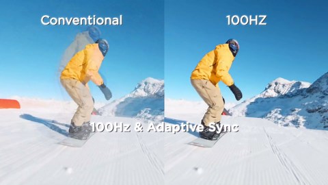 KOORUI 22 Inch Computer Monitor Full HD 1080P 100Hz PC Gaming Screen VA Panel Ultra-Slim Display 3000:1 Contrast Ratio with Adpitive Sync (HDMI/VGA/VESA Compatible 100x100mm/Audio Out), Tilt, Black