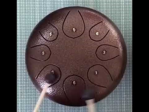Asmuse Steel Tongue Drum 8 Notes