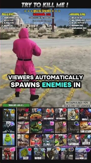 GTA 5 TikTok live Interactive Mod #gta #gta5 #tikfinity #tiktokgames