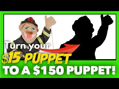 Turn your $15 Puppet into a $150 Puppet! Upgrade!!!