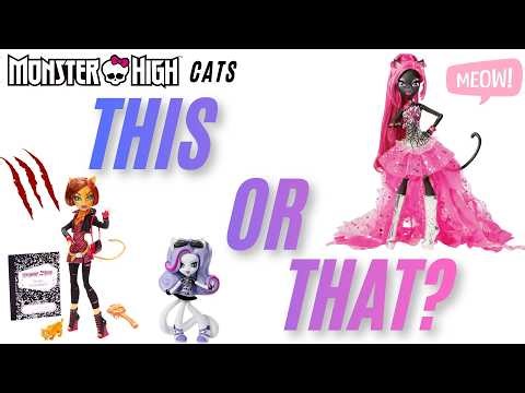 Monster High Cat Dolls | Choose Your Favorite Cat 🐾