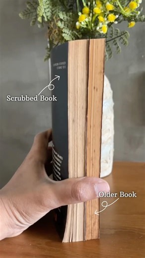 Clean your books | Remove foxing from your book pages and edges | ASMR