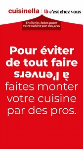 Une cuisine posée de A à Z sans prise de tête ! 🧘‍♂️ C’est l’avantage de passer par des experts du réseau Cuisinella. Jusqu'au 28 février, ne manquez pas nos offres exclusives en magasin ! | Cuisinella