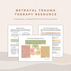 Betrayal Trauma Resource for Understanding Attachment Injury | Trauma Therapist Printable PDF Mental Health Tool - Etsy