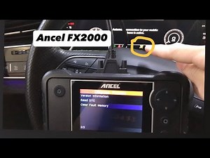 Ancel FX2000 - Clearing Airbag Indicator Light