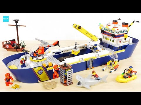 LEGO City Ocean Exploration Ship 60266 Speed Build & Review