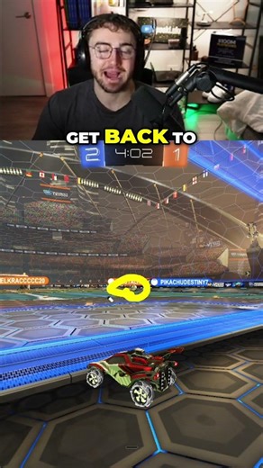 There's a massive gap between both the ball and you