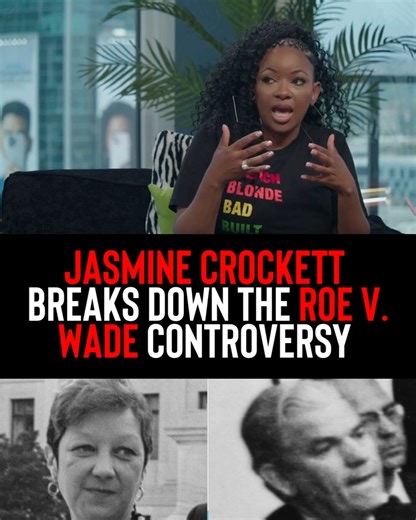 Jasmine Crockett breaks down the Roe v. Wade controversy ... 📜 Roe v. Wade has been a pivotal Supreme Court decision for decades, and its implications continue to spark heated debates across the nation. Jasmine dives deep into the history, legal arguments, and current perspectives surrounding this landmark case. | Hollywood Unlocked