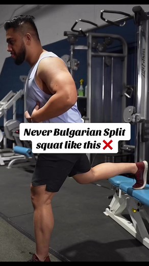 4.6K views · 28 reactions | Never bulgarian split squat like this ❌ #legs #legsworkout #lowerbodyworkout #gym | Alex Sundar | Facebook