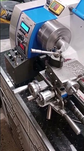 Cross Slide Power Feed 🔹Metal Lathe Upgrade🔹 WM210V to RC 210-E 8" x 16" #machine #lathe #cnc