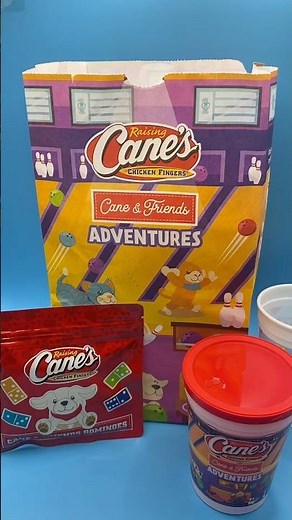 2025 RAISING CANE’S KIDS MEAL Fast Food Toys Fast Forward Video Review
