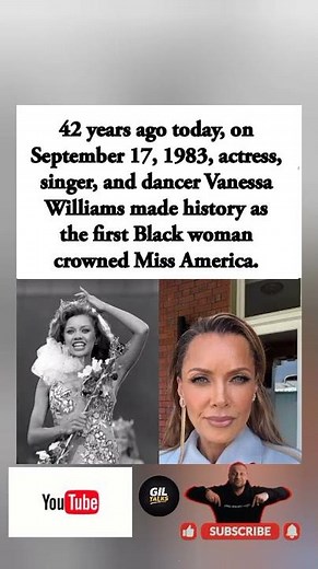 42 YEARS AGO, VANESSA WILLIAMS MADE HISTORY AS THE FIRST BLACK MISS AMERICA 👑✨🇺🇸#shorts"