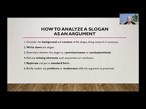 WEEK4 Lecture Video: Visual Arguments & Slogans Part Two