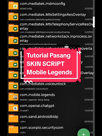 lagi lagi Tutor pasang Skin Script di MLBB Bang Bang! #tutorial #skinscript #mlbb #skinmlbb #scriptskin