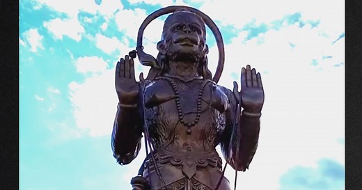 Massive Sculpture of Monkey-Headed God Raised Over US City: At 90 Feet Tall, It's the Third-Tallest Statue in America